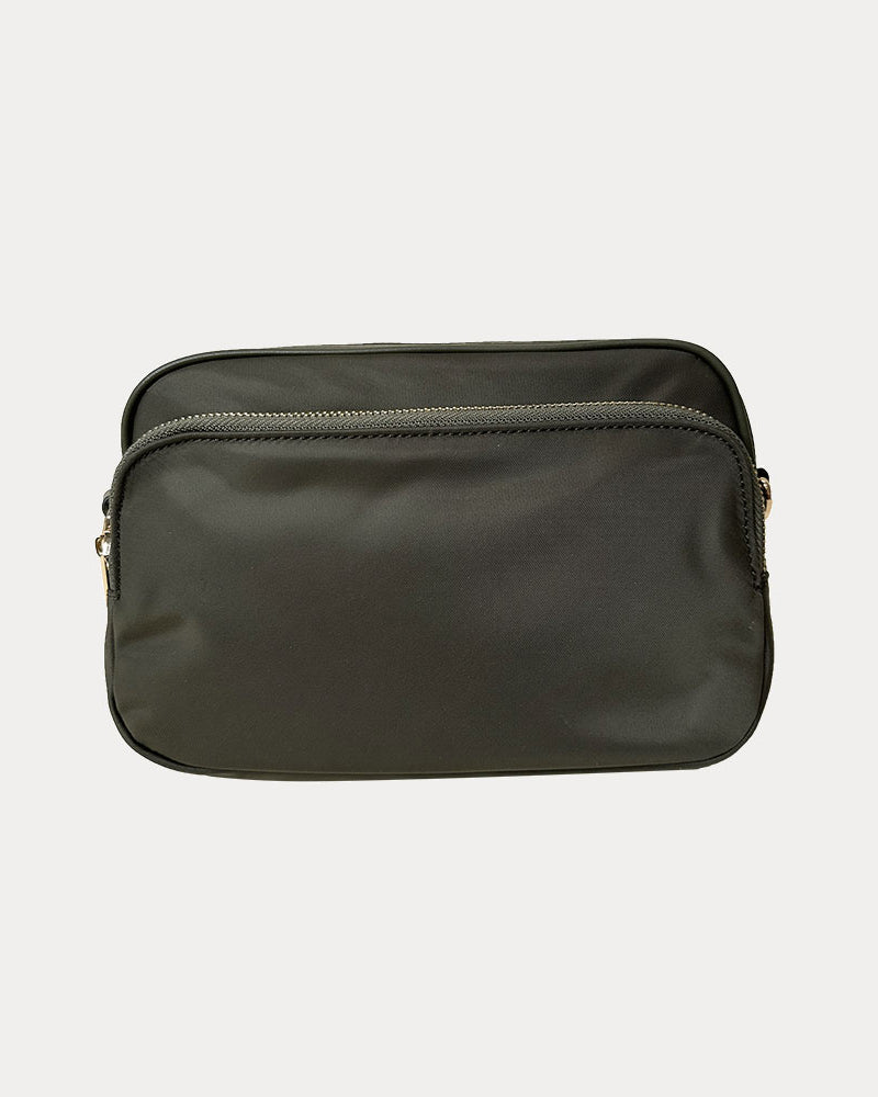 Natalia Nylon Crossbody in Army