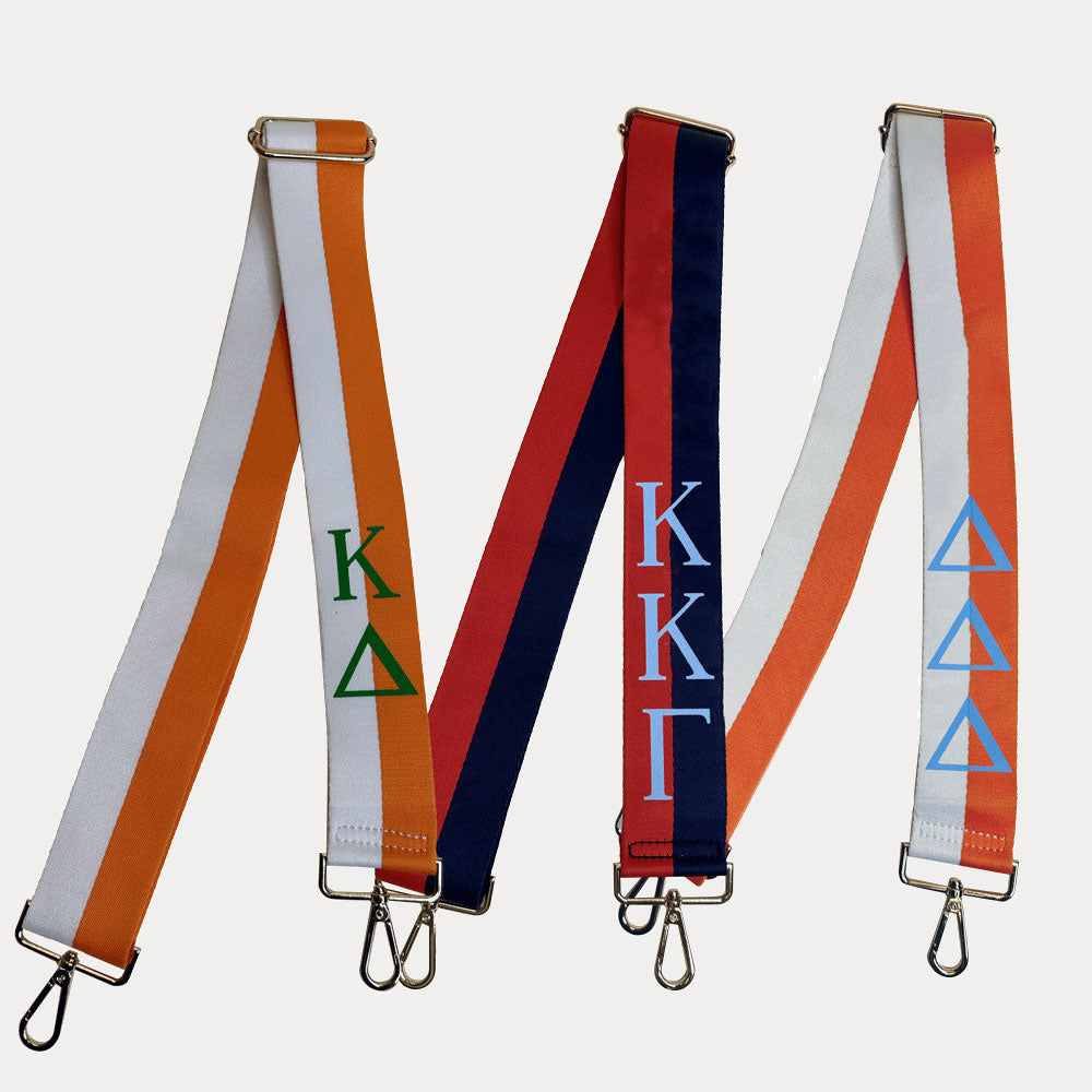 all-groups- images of different sorority custom bag straps