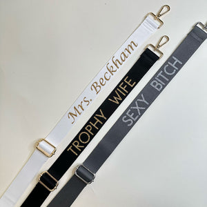 Customizable Solid Interchangeable 1.5" Bag Strap