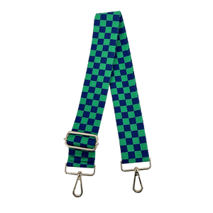 Checkerboard Interchangeable Woven Bag Strap