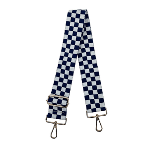 Checkerboard Interchangeable Woven Bag Strap