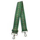 2" Double Diamond Bag Strap - Green