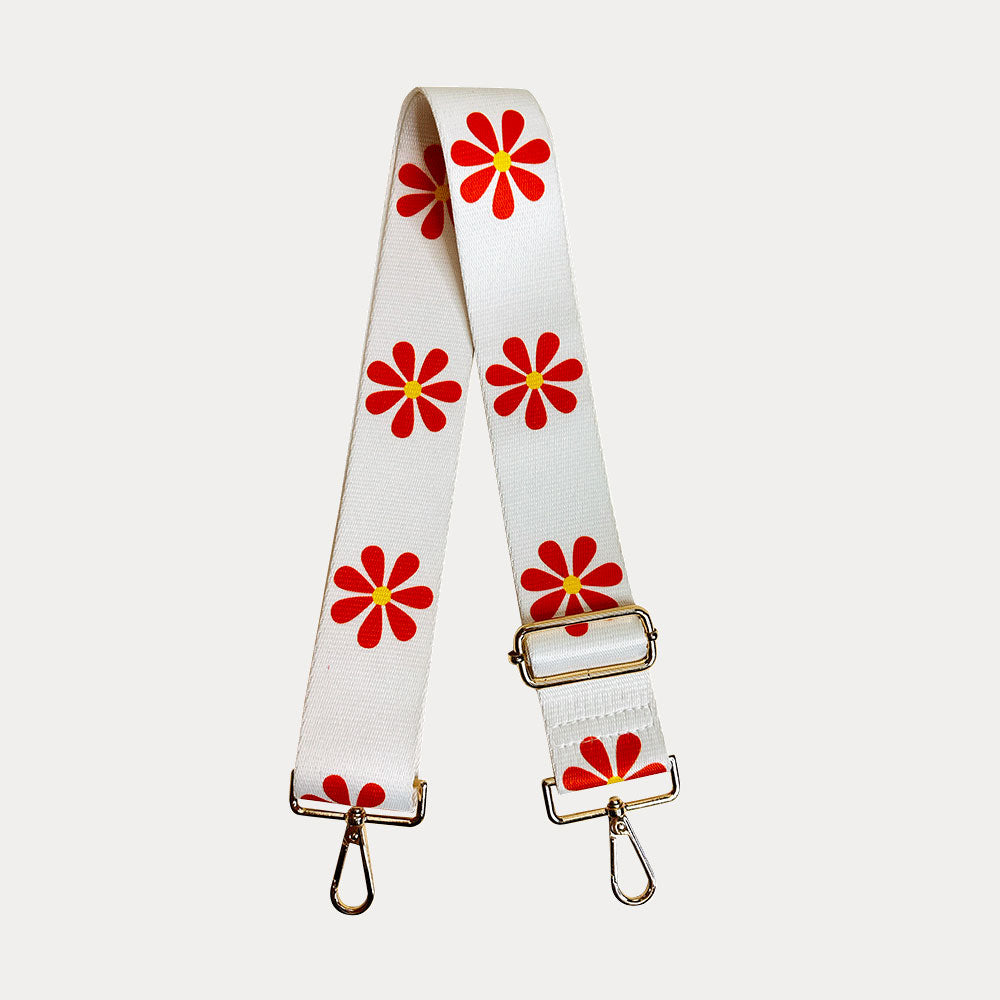 Printed Flower Interchangeable Bag Strap