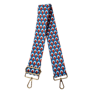 Peacock Interchangeable Woven Bag Strap
