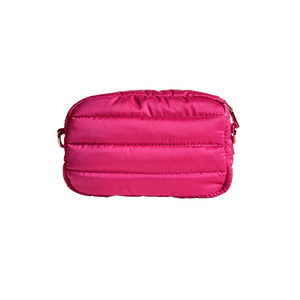 Ella Quilted Puffy Zip Top Messenger