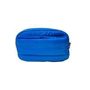 Ella Blue Moon Quilted Nylon Crossbody Bag