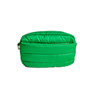 Ella Green Apple Quilted Nylon Crossbody Bag