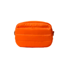 Ella Neon Orange Quilted Nylon Crossbody Bag