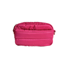 Ella Pink Quilted Nylon Crossbody Bag