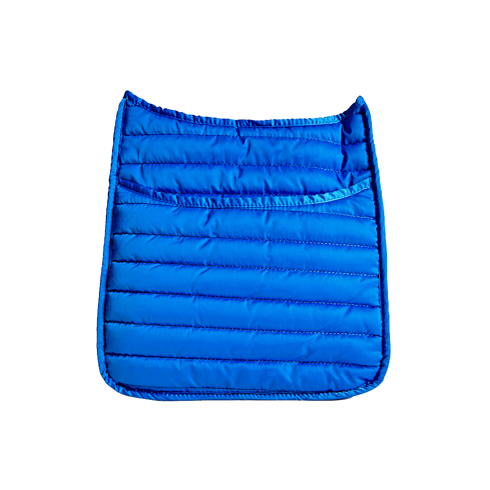 Everly Blue Moon Quilted Nylon Messenger Bag