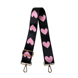 Printed 2" Heart Bag Strap-ASSORTED