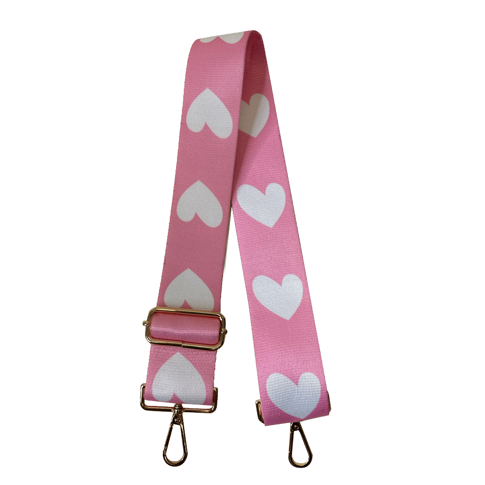 Printed 2 Heart Bag Strap-ASSORTED