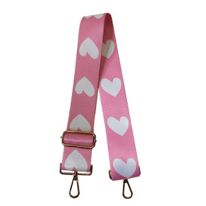 Printed 2" Heart Bag Strap-ASSORTED