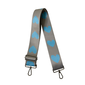 Printed 2" Heart Bag Strap-ASSORTED