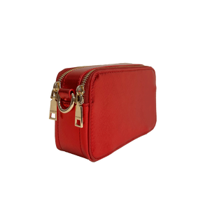 Jamie Metallic Vegan Camera Bag w/Interchangeable Bag Strap