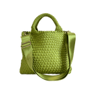 Lily Chartreuse Woven Neoprene Tote