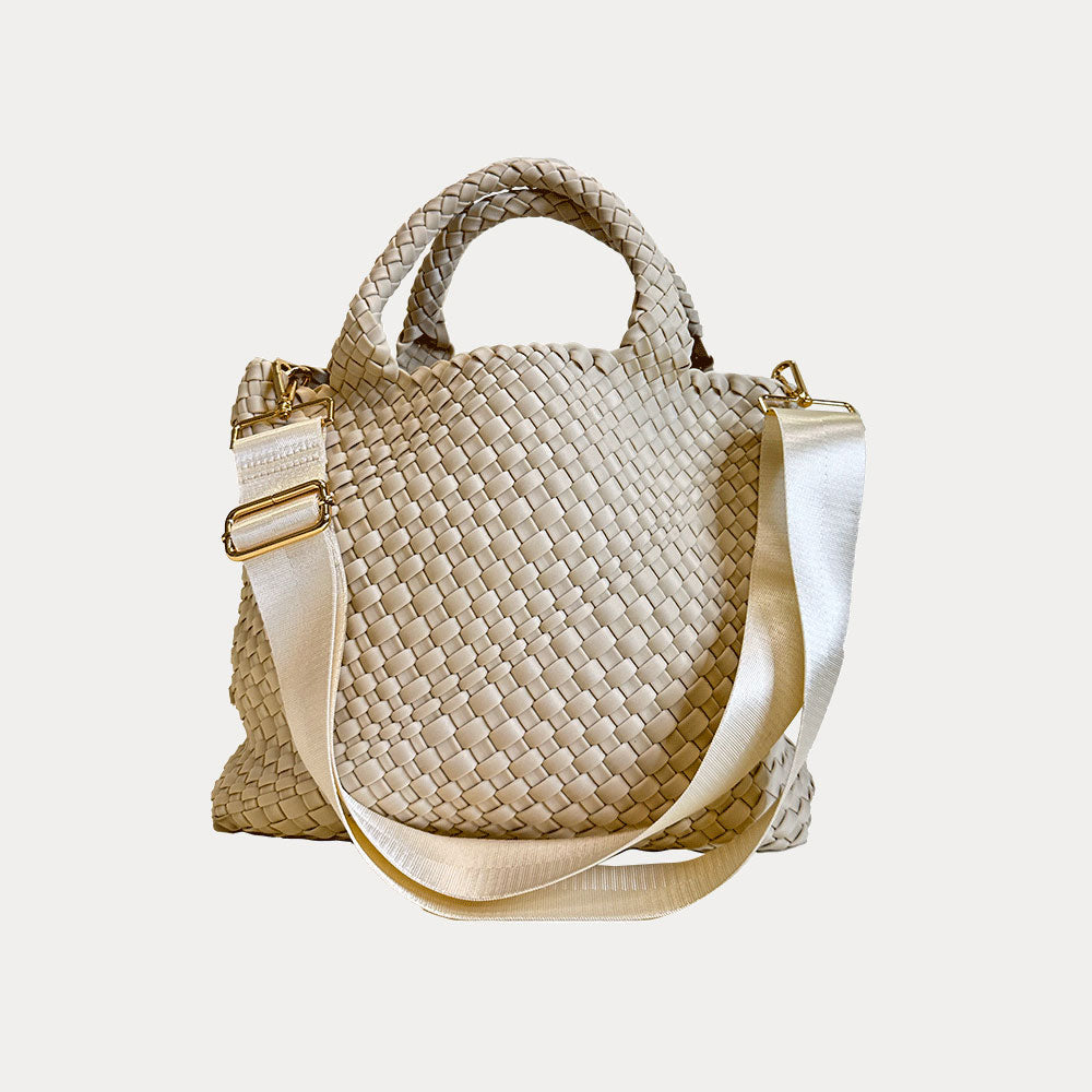 Lily Woven Neoprene Tote with Pouch | Neoprene Tote Bags