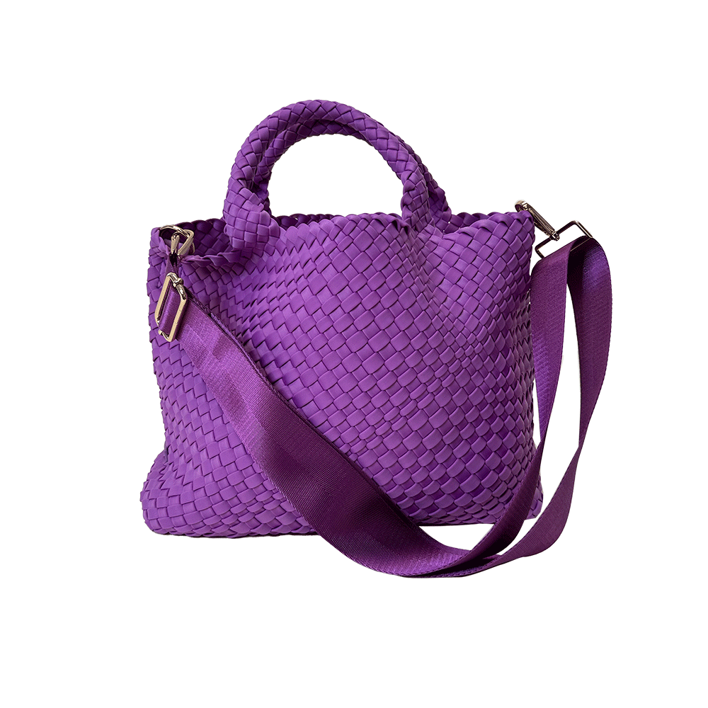 Lily Lilac Woven Neoprene Tote