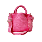Lily Light Pink Woven Neoprene Tote
