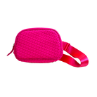 Lisa Neon Pink Woven Neoprene Sling/Bum Bag