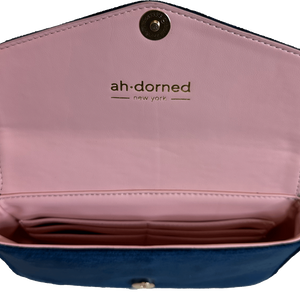 Louise Velvet Flap Bag w/Removable Chain Strap