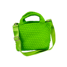 Lucy Green Woven Neoprene Tote