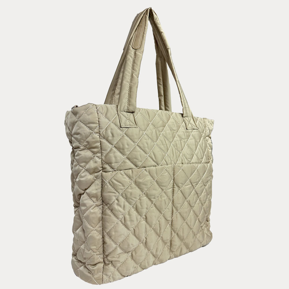 Mabel Lightweight Quilted Nylon Tote | Women's Tote Bags