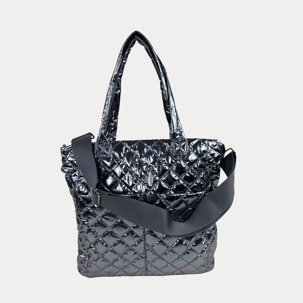 Quilted nylon handbags sales