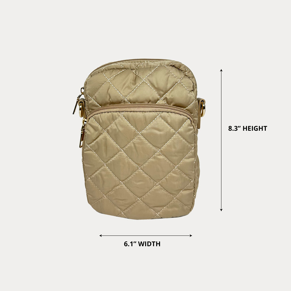 バッグ Us Customized M-65 Quilted Body Bag Macy Lightweight Quilted Nylon Crossbody