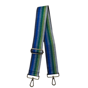 Glitter Multi Stripe Interchangeable Woven Bag Strap