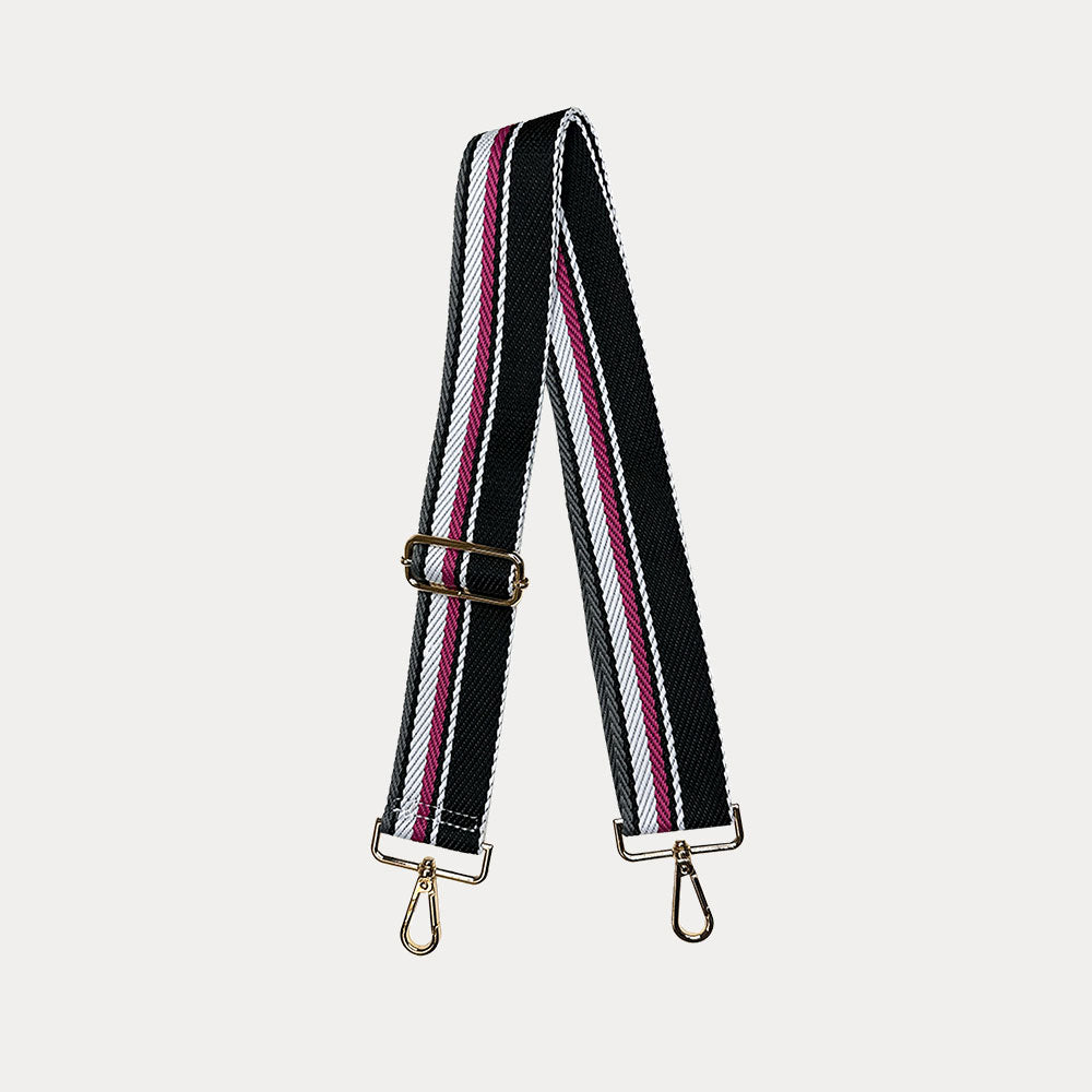 Multi Stripe Bag Strap | Crossbody Webbing Bag Strap | Ahdorned