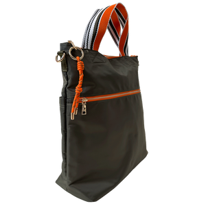 Nicole Large Nylon Tote Bag w/Detachable Strap