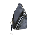 Nora Grey Nylon Sling Bag with 2" Strap