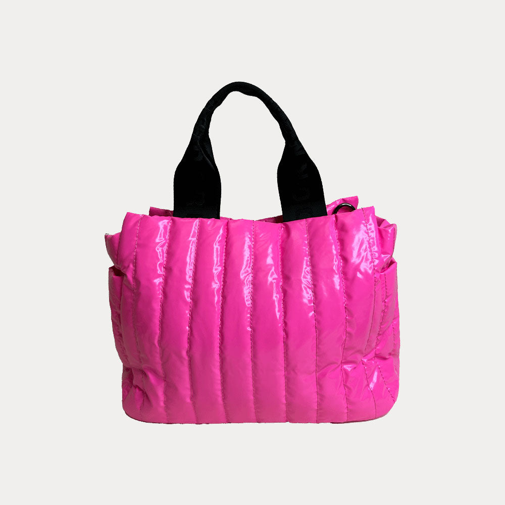 Rosie Liquid Quilted Nylon Tote