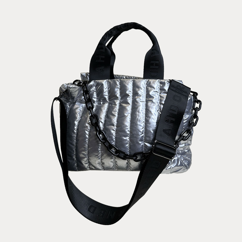 トートバッグ RONRON PETIT NYLON TOTE BAG SILVER STAR RR25BBG4580SS PETIT NYLON TOTE BAG SILVER STAR - RONRON 론론
