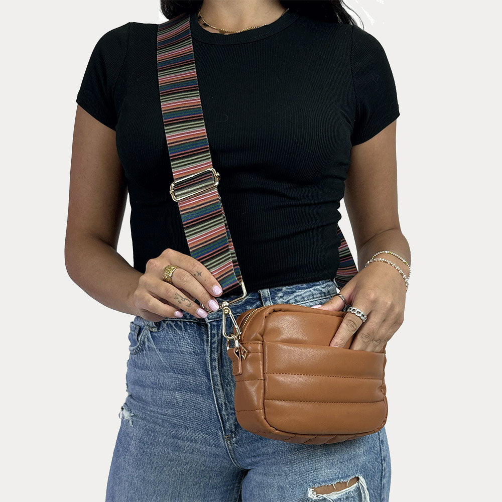 Camel Vegan Leather Hydrobag® with Strap Bundle | Oprah