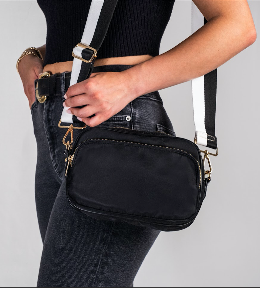 Natalia Nylon Small Messenger Small Crossbody Messenger Bag AHDORNED