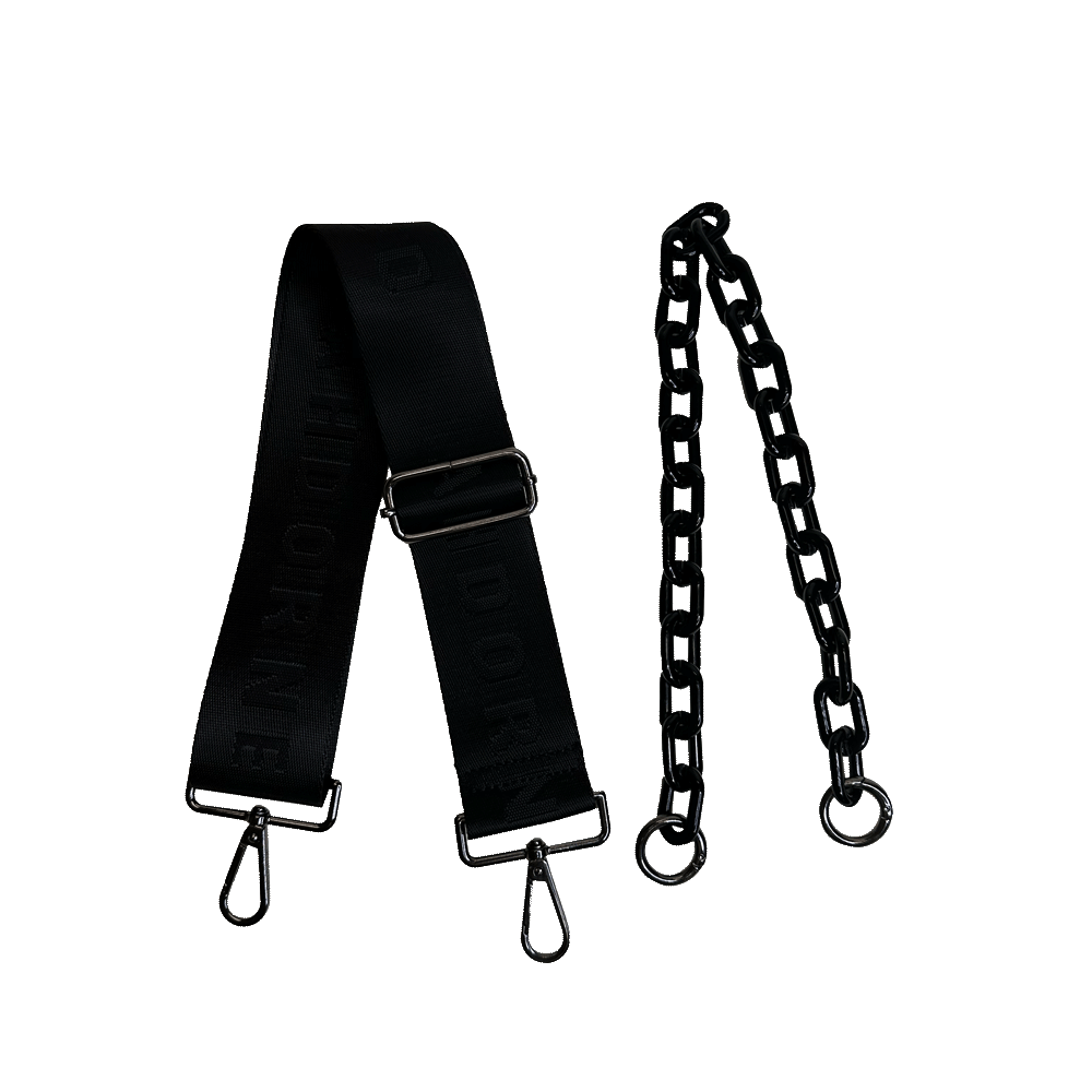 all-groups Ahdorned Logo Strap and Resin Chain Strap