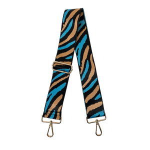 Animal Print Interchangeable Woven Bag Strap