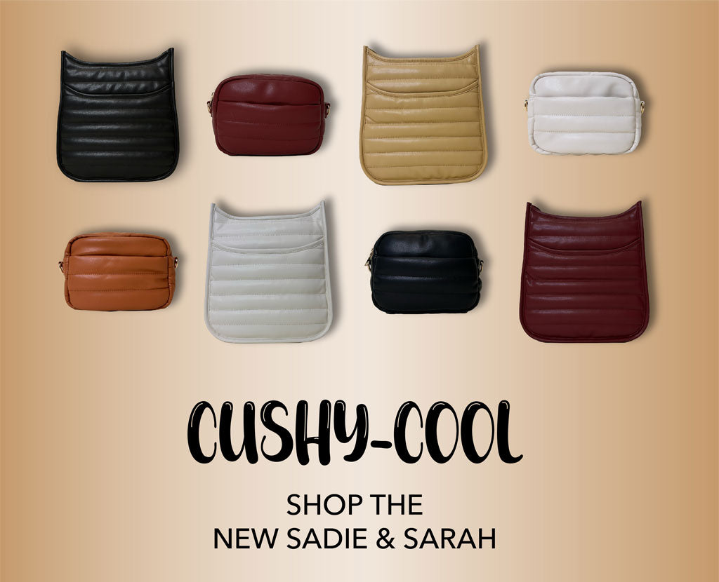 Quilted Faux Leather Sadie and Sarah Bags