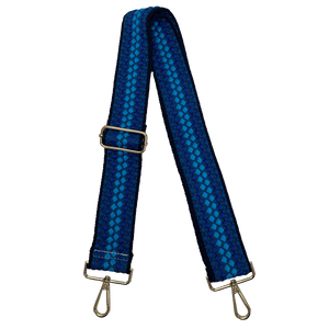 Blue Guitar Strap For Purse, Handbag, CrossBody Interchangeable Strap