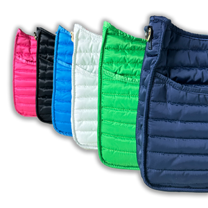 Everly Quilted Puffy Messenger Bag