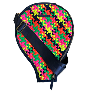 Woven Multicolored Neoprene Tennis Racket Cover